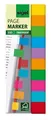 Weiteres Produktbild Lesezeichen, transparent, gemischte Farben, 10x50 Fetzen, 44x12,5 mm, SIGEL