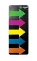 Weiteres Produktbild Lesezeichen in Pfeilform, 5x25 Blätter, 25x45 mm, SIGEL Pfeile, gemischte Farben