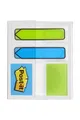Etiketten, grün und blau, 3x16 Blätter, 25x43 mm und 12x43 mm, 3M POSTIT
