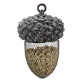 Weiteres Produktbild Acorn – Vogelfutterspender, 700 ml/14 x 22 cm, Harz/Metall, braun/weiß