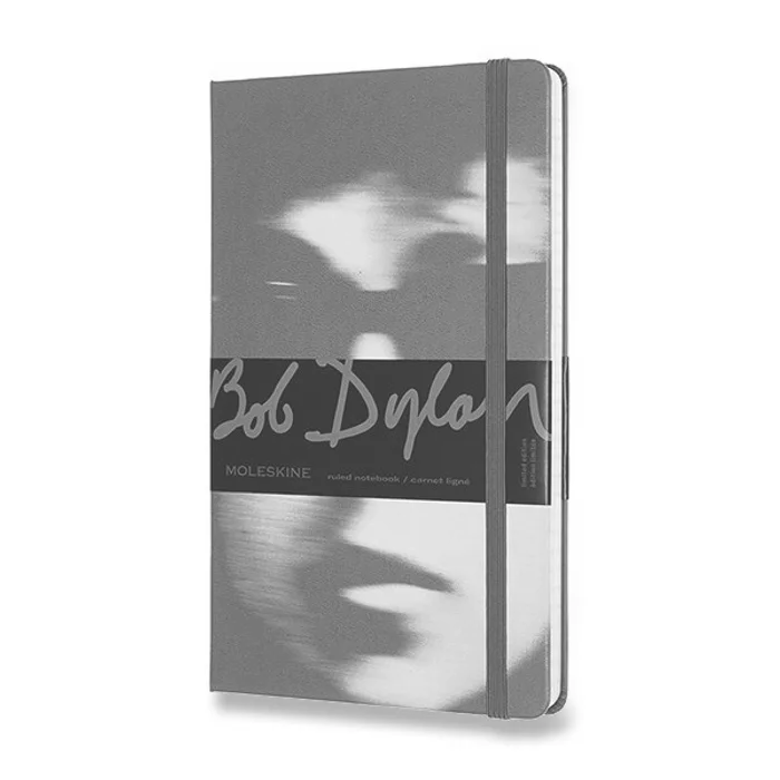 Hauptbild des Produkts Zápisník Moleskine Bob Dylan - tvrdé desky L, linkovaný, zelený