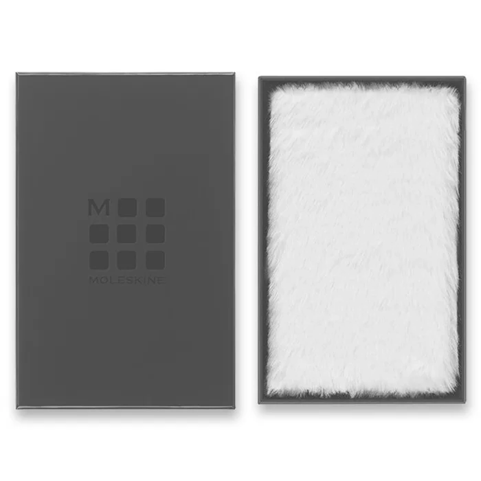 Hauptbild des Produkts Zápisník Moleskine Faux Fur, tvrdé desky XS, čistý, bílý