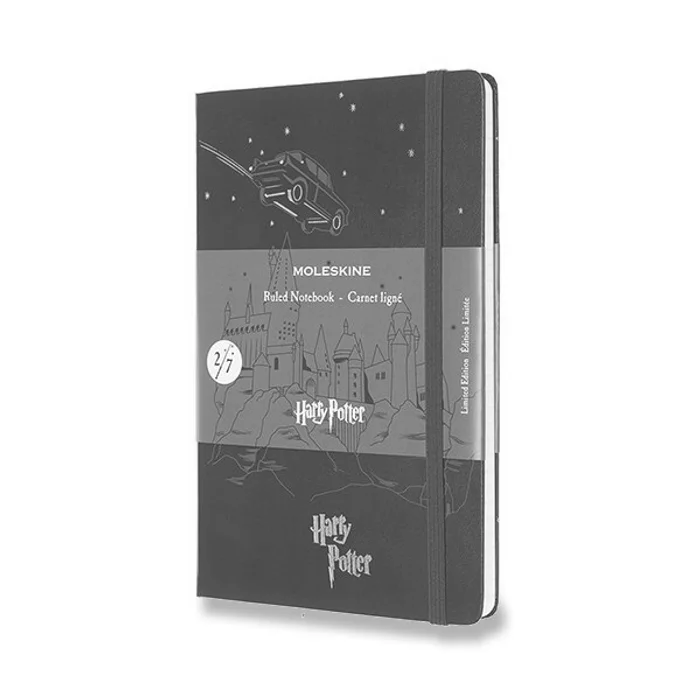 Hauptbild des Produkts Zápisník Moleskine Harry Potter - tvrdé desky L, linkovaný, Book 2, modrý