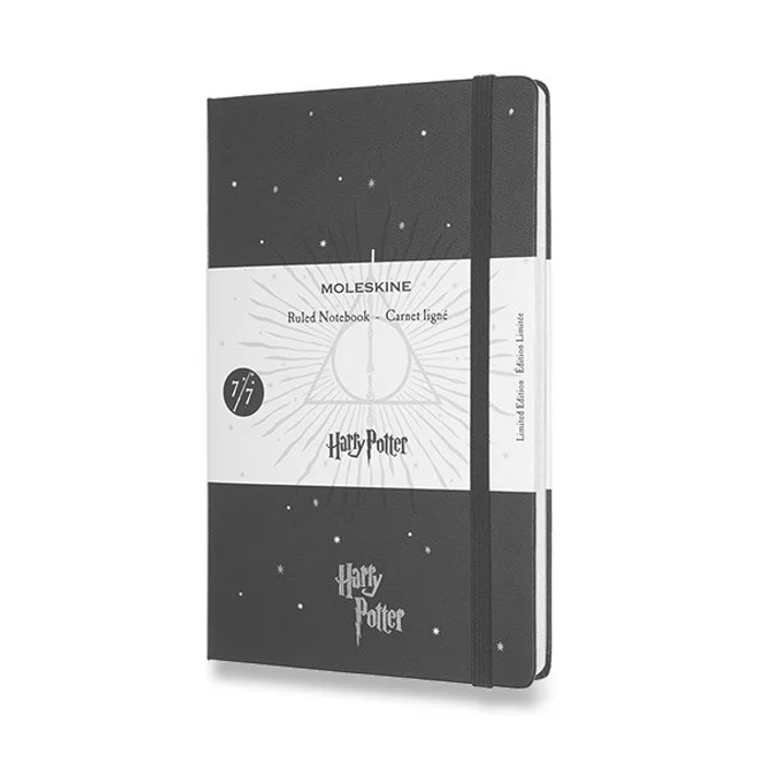 Hauptbild des Produkts Zápisník Moleskine Harry Potter - tvrdé desky L, linkovaný, Book 7, černý