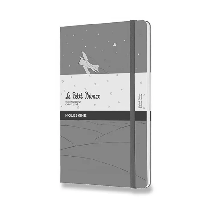 Hauptbild des Produkts Zápisník Moleskine Le Petit Prince - tvrdé desky L, linkovaný, modrý
