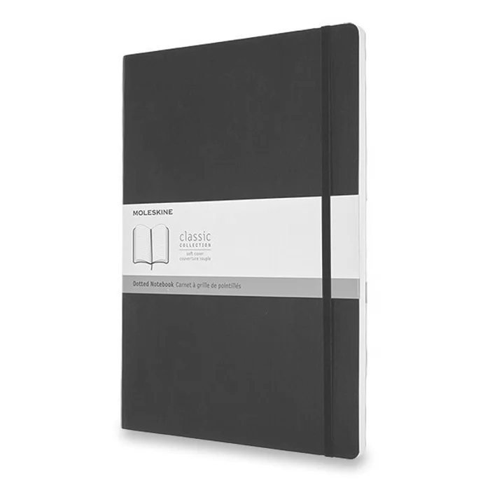 Hauptbild des Produkts Zápisník Moleskine - měkké desky A4, tečkovaný, černý
