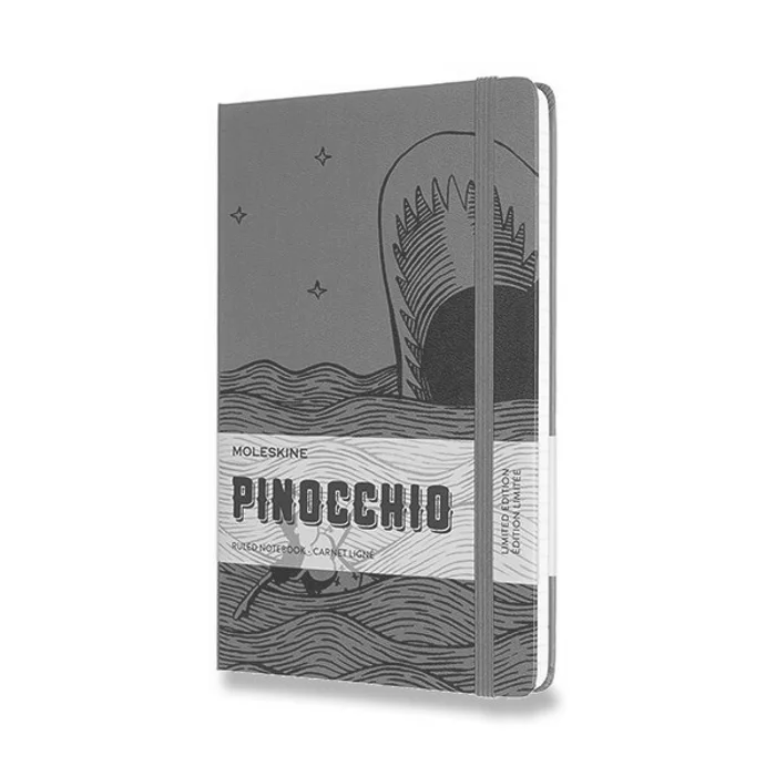 Hauptbild des Produkts Zápisník Moleskine Pinocchio - tvrdé desky L, linkovaný, tyrkysový