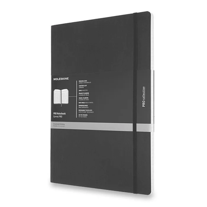 Hauptbild des Produkts Zápisník Moleskine Professional - měkké desky A4, černý