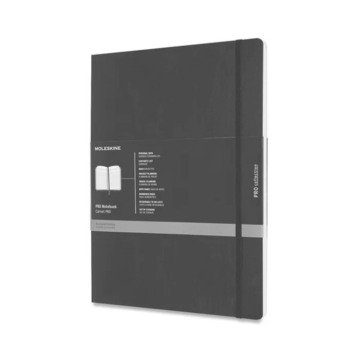 Hauptbild des Produkts Zápisník Moleskine Professional - měkké desky černý