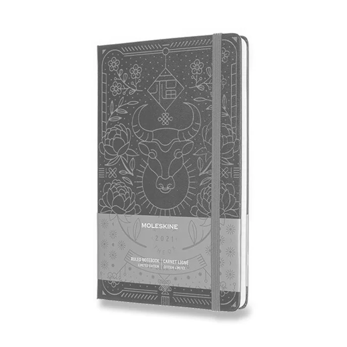 Hauptbild des Produkts Zápisník Moleskine Rok Buvola - tvrdé desky L, linkovaný, červený