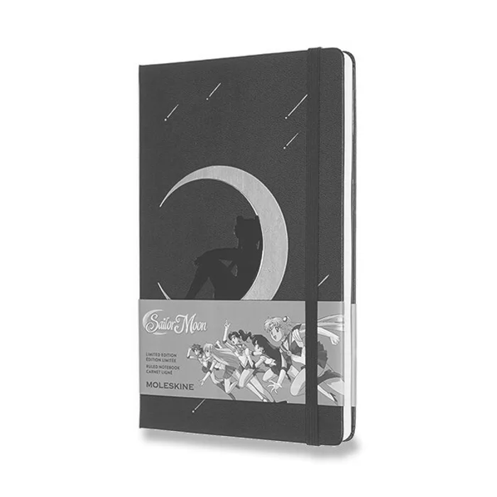 Hauptbild des Produkts Zápisník Moleskine Sailor Moon - tvrdé desky L, linkovaný, modrý