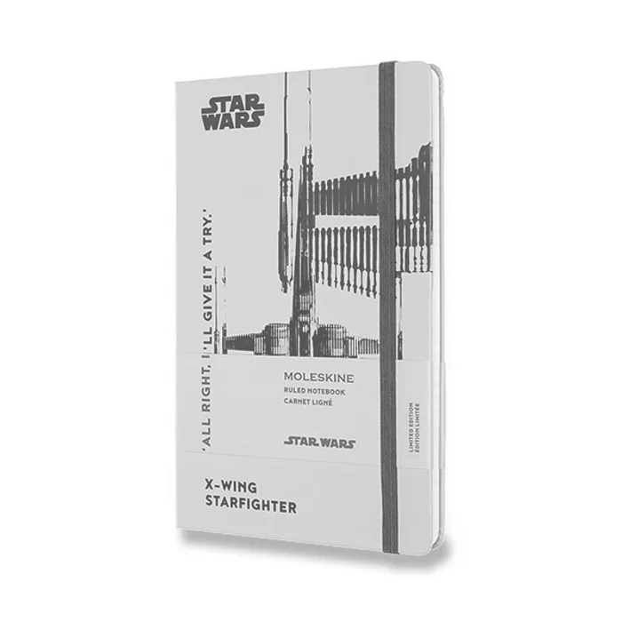 Hauptbild des Produkts Zápisník Moleskine Star Wars - tvrdé desky L, linkovaný, X-Wing
