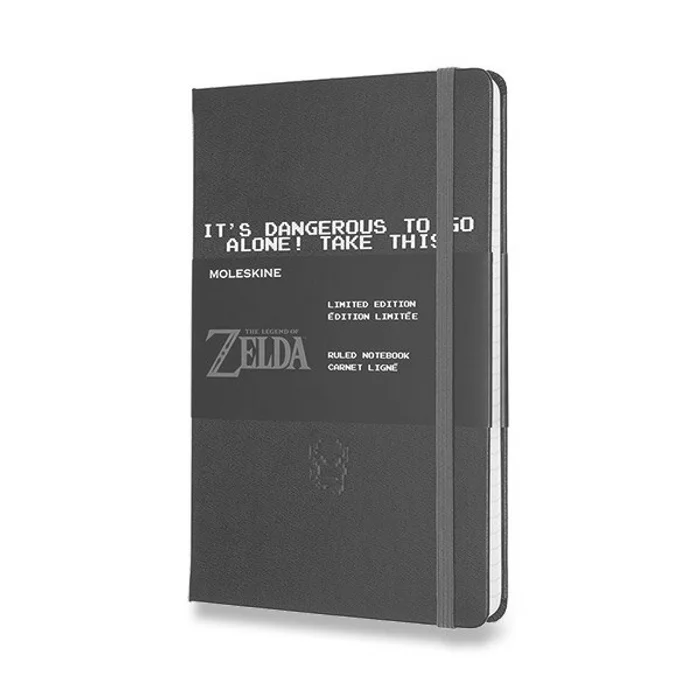 Hauptbild des Produkts Zápisník Moleskine The Legend of Zelda - tvrdé desky L, linkovaný, černý
