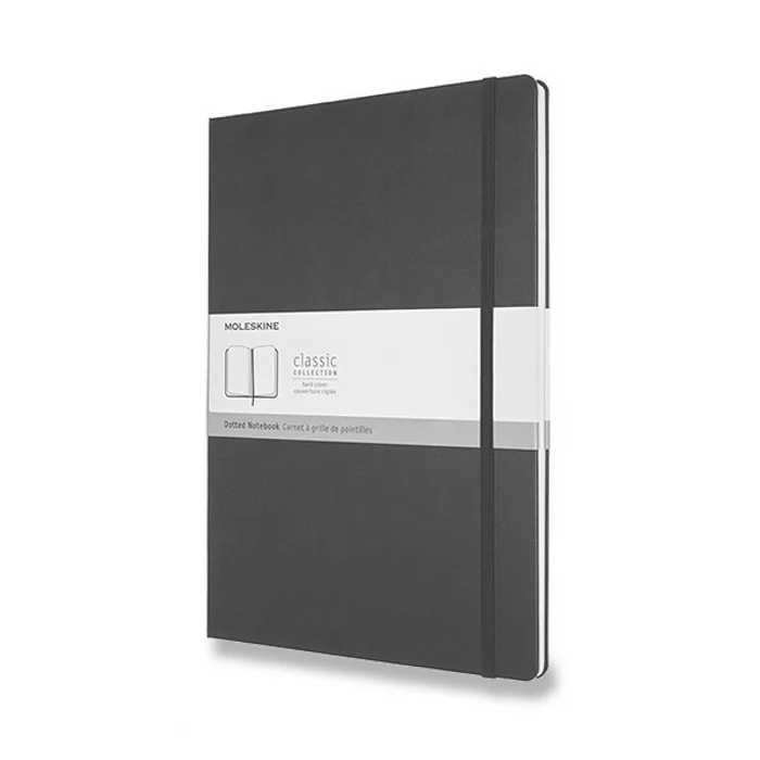 Hauptbild des Produkts Zápisník Moleskine - tvrdé desky A4, tečkovaný, černý