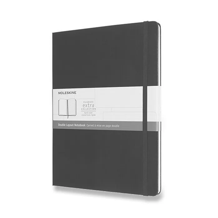 Hauptbild des Produkts Zápisník Moleskine - tvrdé desky XL, linkovaný-čistý, černý