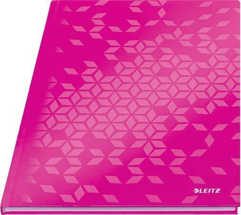 Hauptbild des Produkts Zápisník "Wow", růžová, čtverečkovaný, A4, 80 listů, lesklá, LEITZ