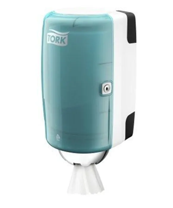 Hauptbild des Produkts Zásobník na papírové ručníky v mini roli TORK 658000 tyrkys M1 [1 ks]