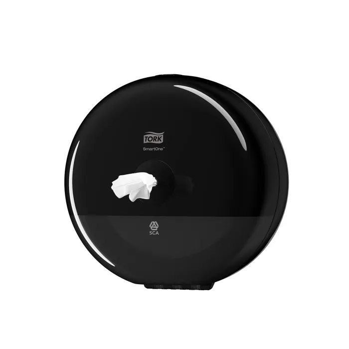 Hauptbild des Produkts Zásobník TORK SmartOne Mini na toaletní papír se středovým odvíjením černý T9 [1 ks]