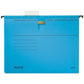 Leitz ALPHA® Hängeplatten mit Schnellverschluss, blau [25 Stück]