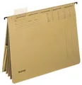 Leitz ALPHA® Hängeplatten mit Schnellverschlüssen und Tasche, Naturbraun [25 Stück]