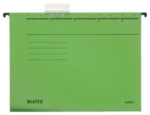 Leitz ALPHA® Hängeplatten Typ V, Grün [25 Stück]