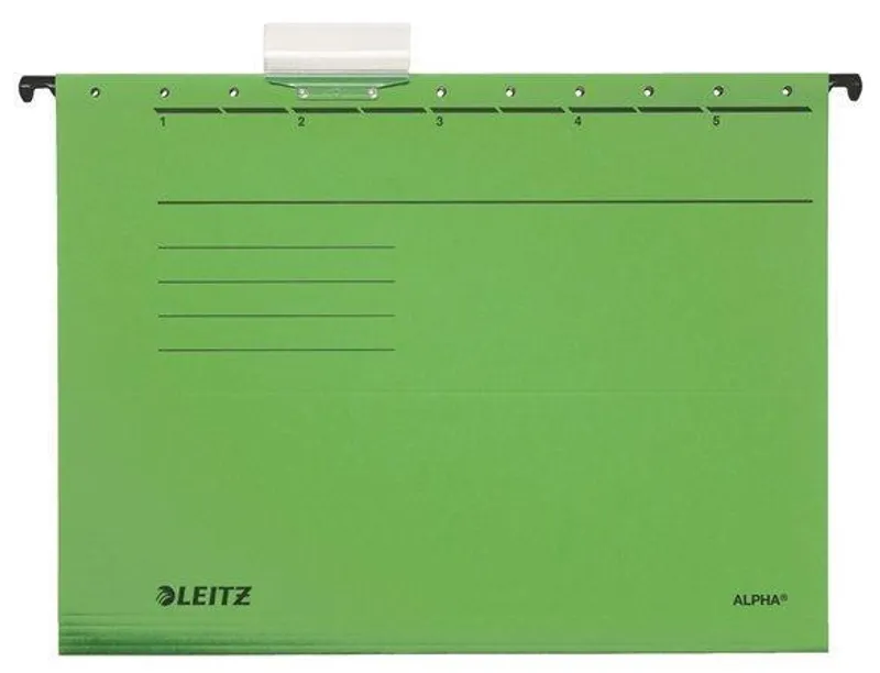 Hauptbild des Produkts Závěsné desky Leitz ALPHA® typu "V", Zelená [25 ks]