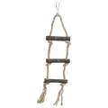 Weiteres Produktbild Hängende Bindfadenleiter + 3 Holzsprossen 40 cm TRIXIE