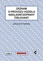 Weiteres Produktbild Záznam o provozu vozidla nákladní dopravy A4 (stazka) číslovaný ET212
