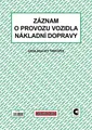 Záznam o provozu vozidla nákladní dopravy A4 stazka ET210