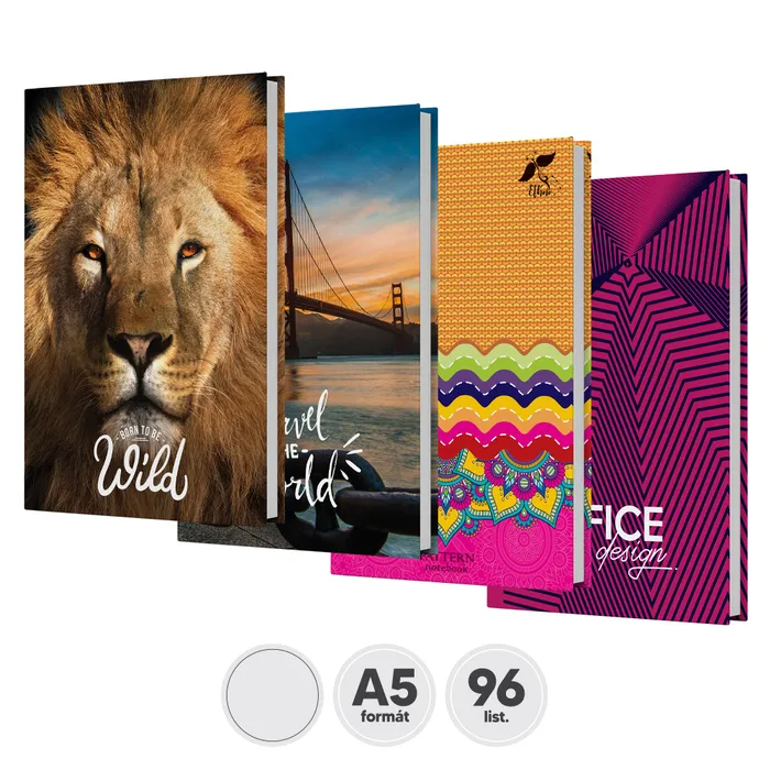 Hauptbild des Produkts Záznamní kniha čistá/nelinkovaná A5 [96 listů]