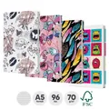 A5 liniertes Notizbuch [96 Blatt]