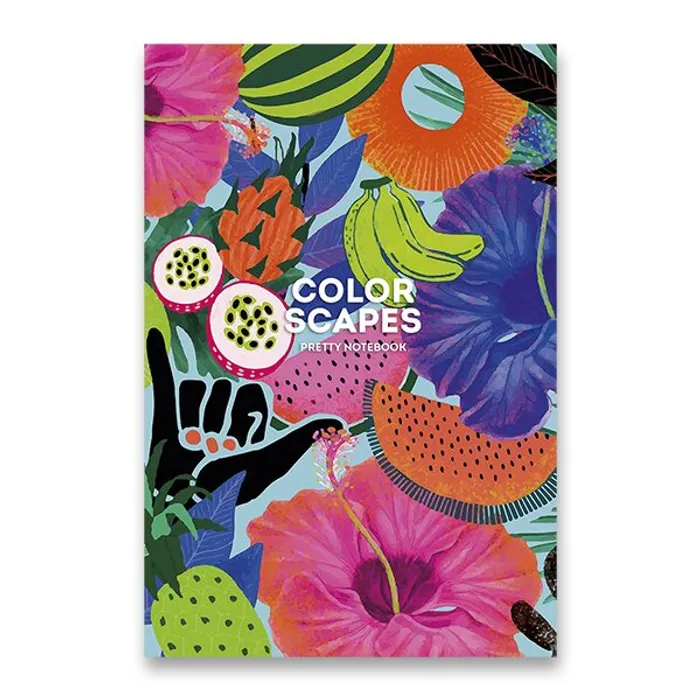 Hauptbild des Produkts Záznamní kniha Shkolyaryk Tropics A5, linkovaná, 80 listů, mix motivů