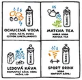 Weiteres Produktbild Gesunde Flasche SHAKER 0,7 l weiß