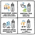 Weiteres Produktbild Zdravá lahev 0,7 l Fresh šedomodrá