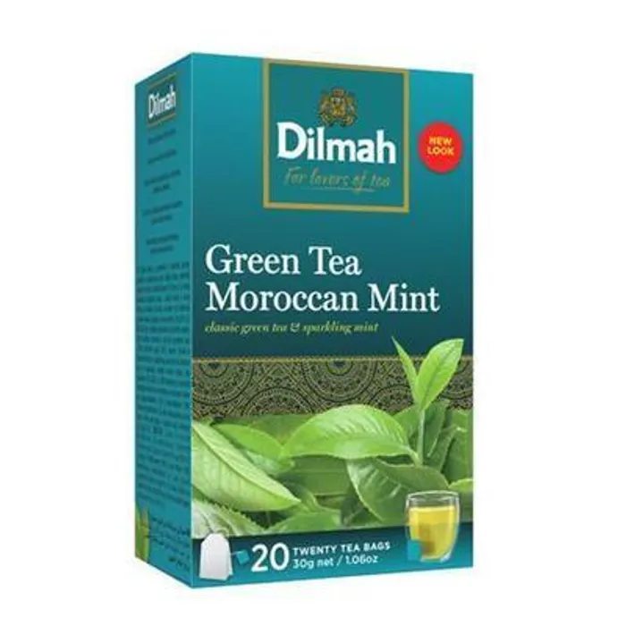 Hauptbild des Produkts Zelený čaj, 20x1,5g, DILMAH, Moroccan Mint
