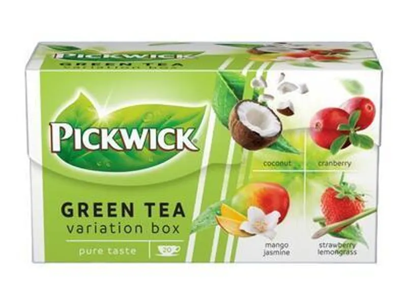 Hauptbild des Produkts Zelený čaj "Green tea variation", 20x1,5 g, kokos, brusinky, jahoda-citronová tráva, mango