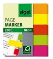 Weiteres Produktbild Beschriftungsstreifen, 5x40 Blatt, 12x50 mm, SIGEL „Neon Mini“, Farbmix