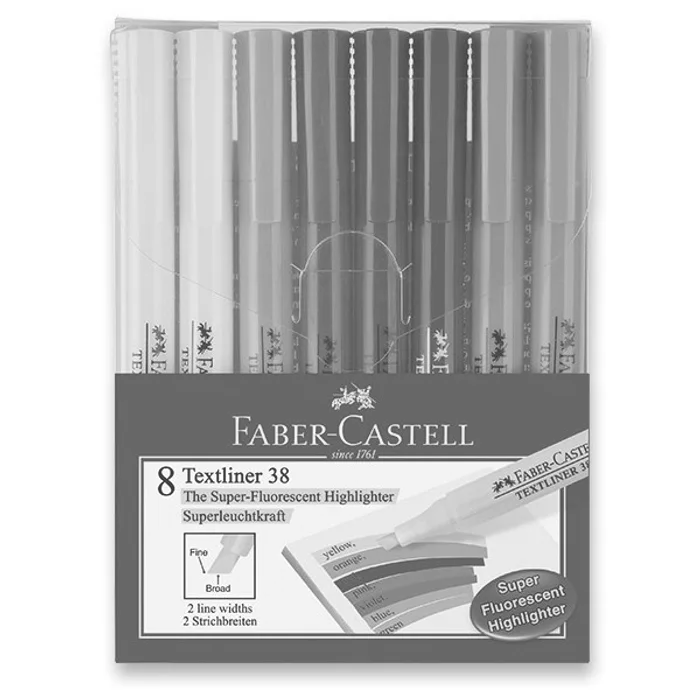 Hauptbild des Produkts Zvýrazňovač Faber-Castell Textliner 38 sada, 8 ks