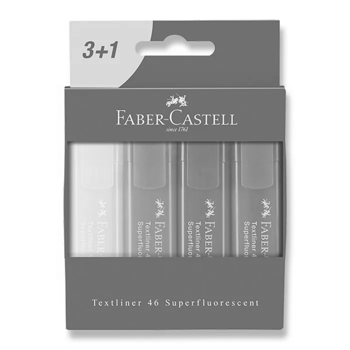 Hauptbild des Produkts Zvýrazňovač Faber-Castell Textliner 46 4 kusy