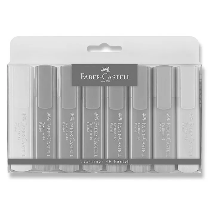 Hauptbild des Produkts Zvýrazňovač Faber-Castell Textliner 46 8 kusů, pastelové