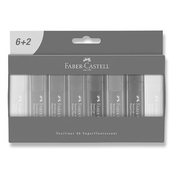 Hauptbild des Produkts Zvýrazňovač Faber-Castell Textliner 46 8 kusů