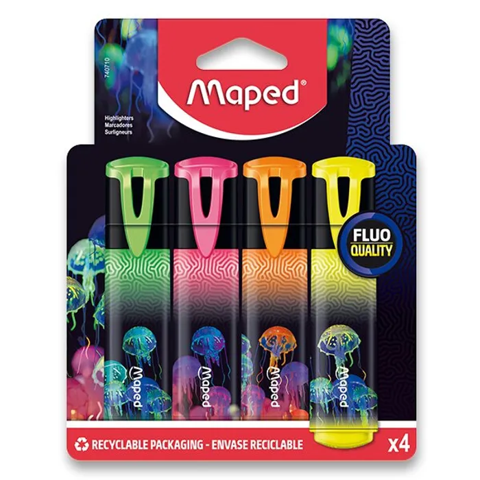 Hauptbild des Produkts Zvýrazňovač Maped Deepsea Paradise 4 barvy