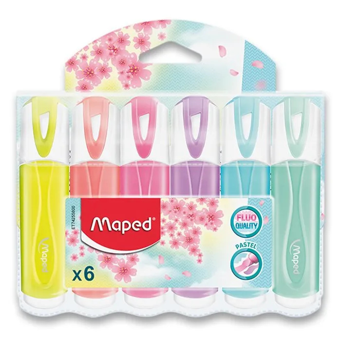 Hauptbild des Produkts Zvýrazňovač Maped Fluo Peps Pastel 6 ks