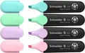 Zvýrazňovač Schneider Job Pastel sada 4 barev