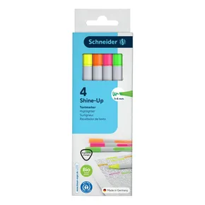 Schneider Shine-Up Textmarker - 4er-Set