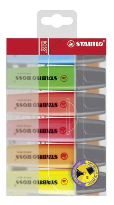 Hauptbild des Produkts Zvýrazňovač STABILO BOSS ORIGINAL 6 ks sada - 70/6