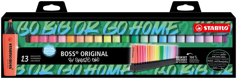 Hauptbild des Produkts Zvýrazňovač STABILO BOSS ORIGINAL - Snooze One Edition 23 ks - 9 neon a 14 pastel barev