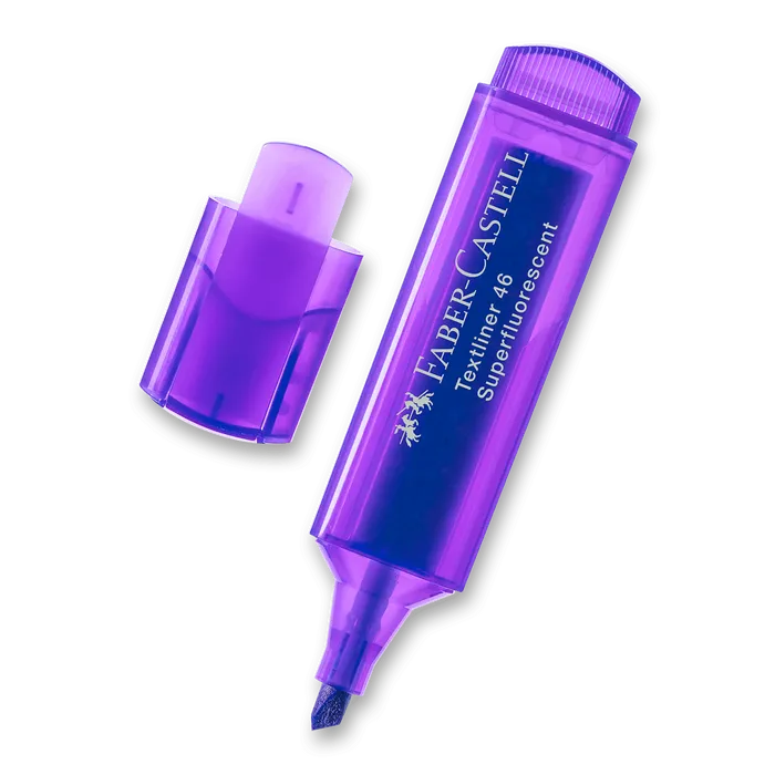 Hauptbild des Produkts Zvýrazňovač Textliner 1546 superfluorescenční , fialová Faber Castell 154636