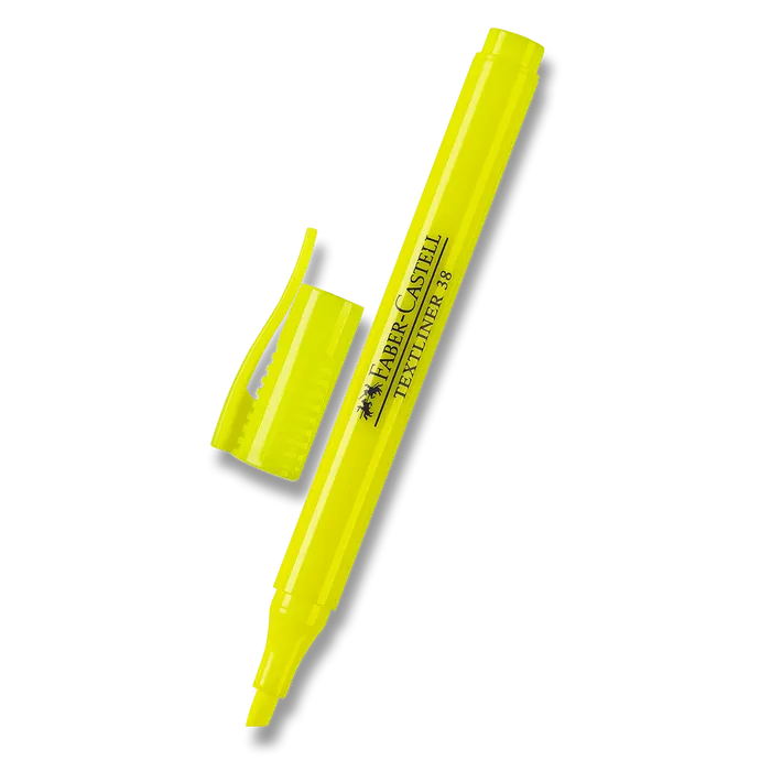 Hauptbild des Produkts Zvýrazňovač Textliner 38 superfluorescenční, žlutá Faber Castell 157707