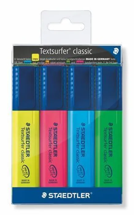 Hauptbild des Produkts Zvýrazňovač "Textsurfer classic 364", 4 barvy, 1-5mm, STAEDTLER